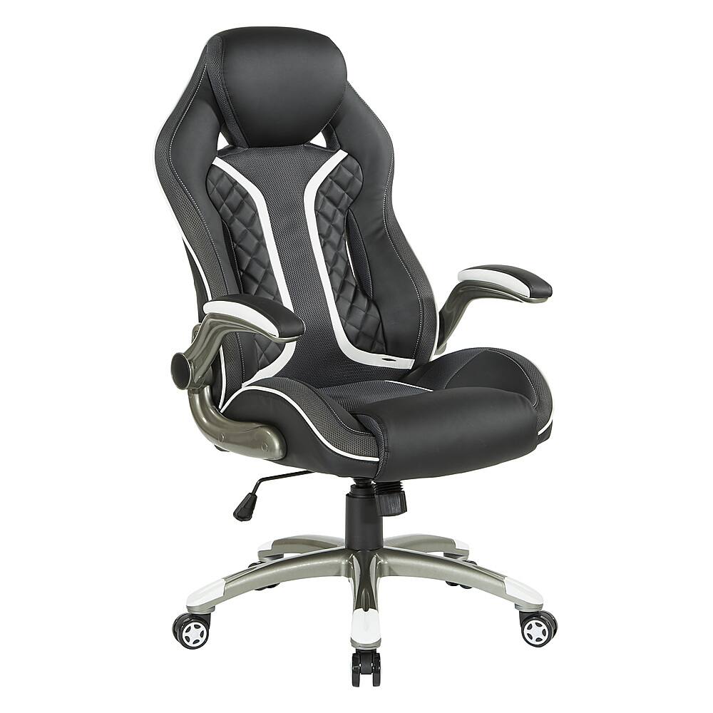 Angle. OSP Home Furnishings - Xplorer 51 Gaming Chair - Black.