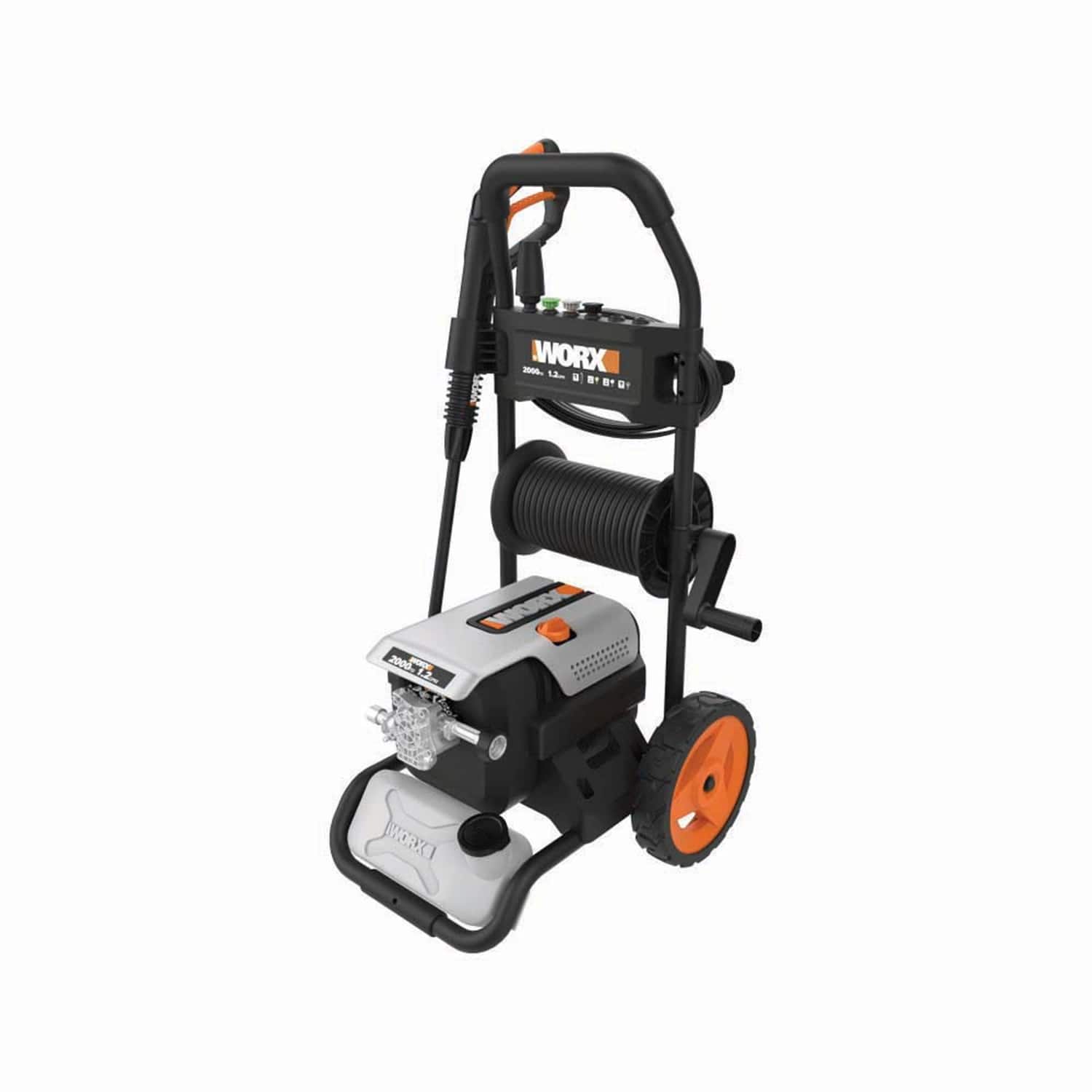 Front. WORX - Electric Pressure Washer up to 2000 PSI - Black.
