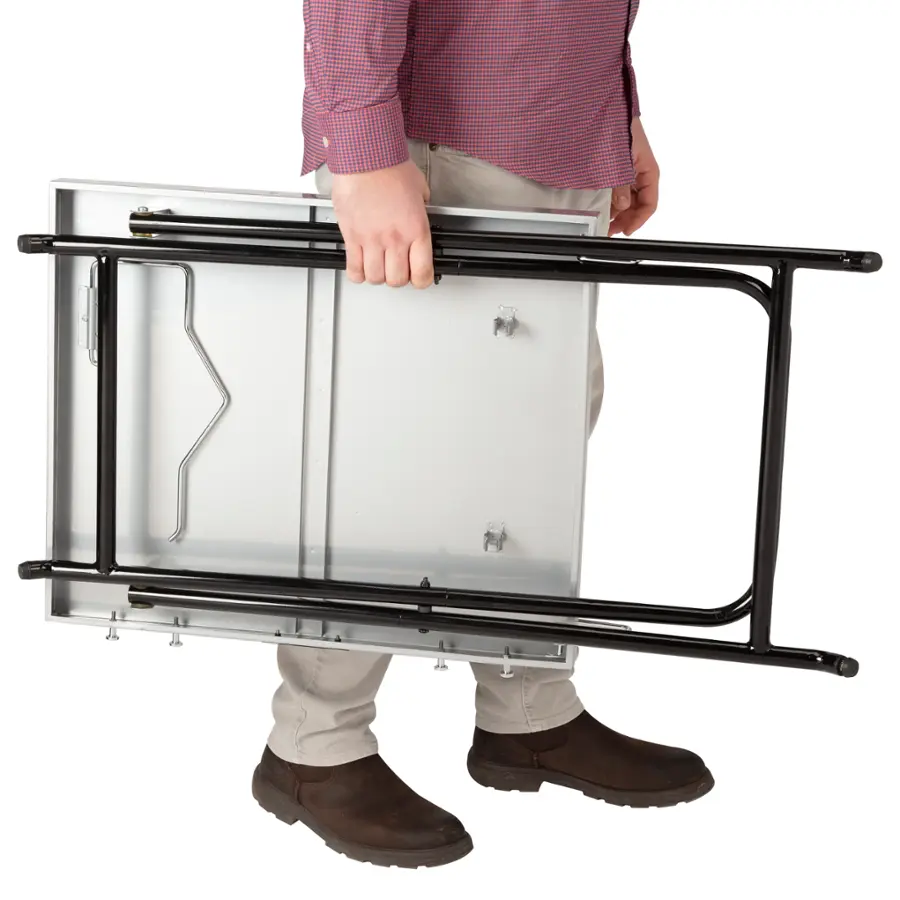 Alt View 16. Cuisinart - Fold 'n Go Prep Table & Grill Stand - Silver.