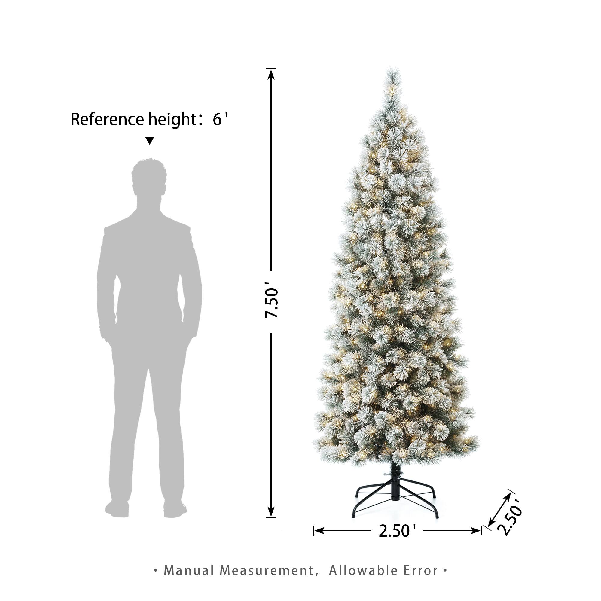 Reference height: 6'

7.50'

2.50' Manual Measurement, Allowable Error
