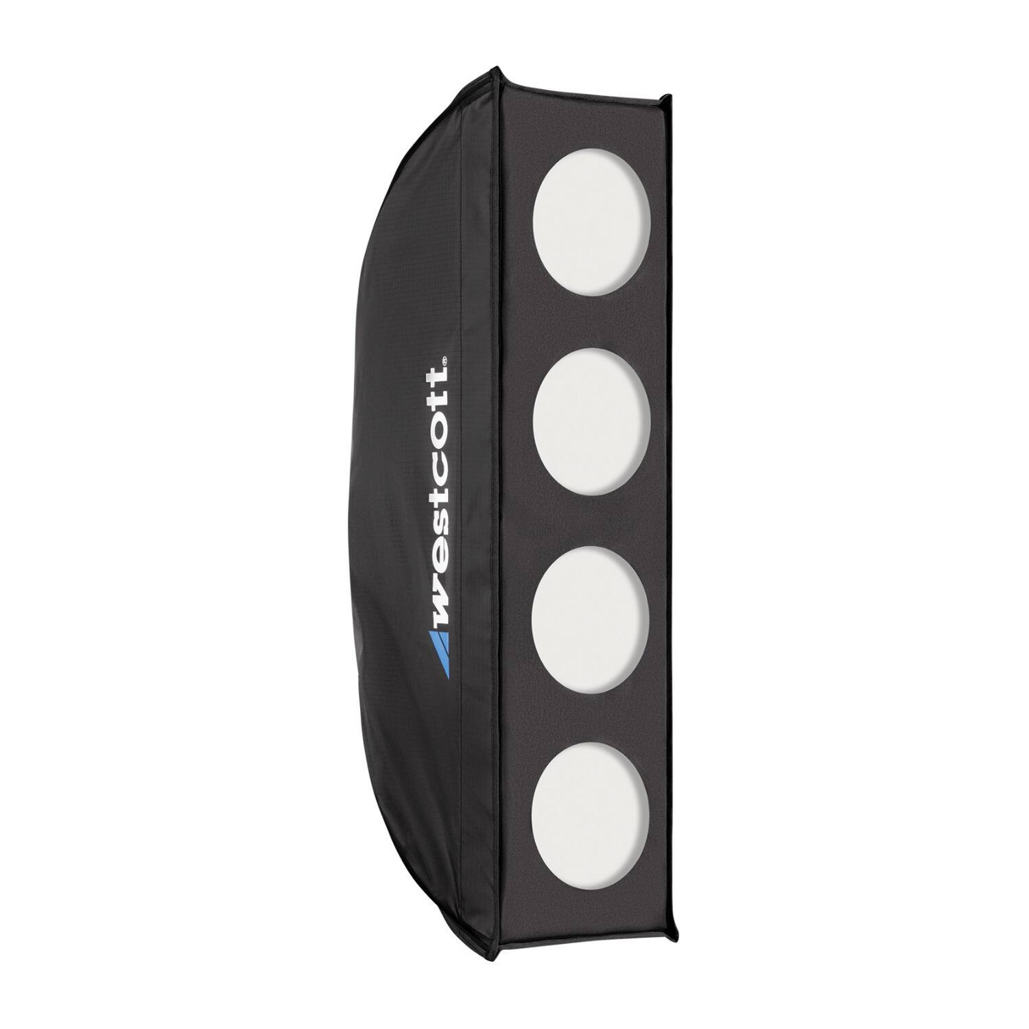 Left. Westcott - Westcott Pro Light Adjustable Corner System Mods 1 x 3 with Travel Case (2-Pack).