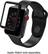 Angle. ZAGG - InvisibleShield® Glass Curve Elite Screen Protector for Apple Watch Series 3 38mm - Clear/Black.