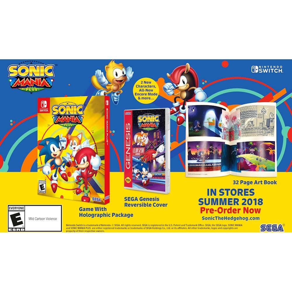  Sonic Mania Plus (Nintendo Switch) (Nintendo Switch