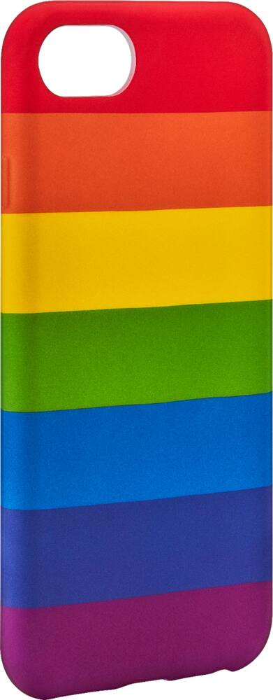 dynex - case for apple iphone 7 and 8 - rainbow stripe dynex - case for apple iphone 7 and 8 - rainbow stripe