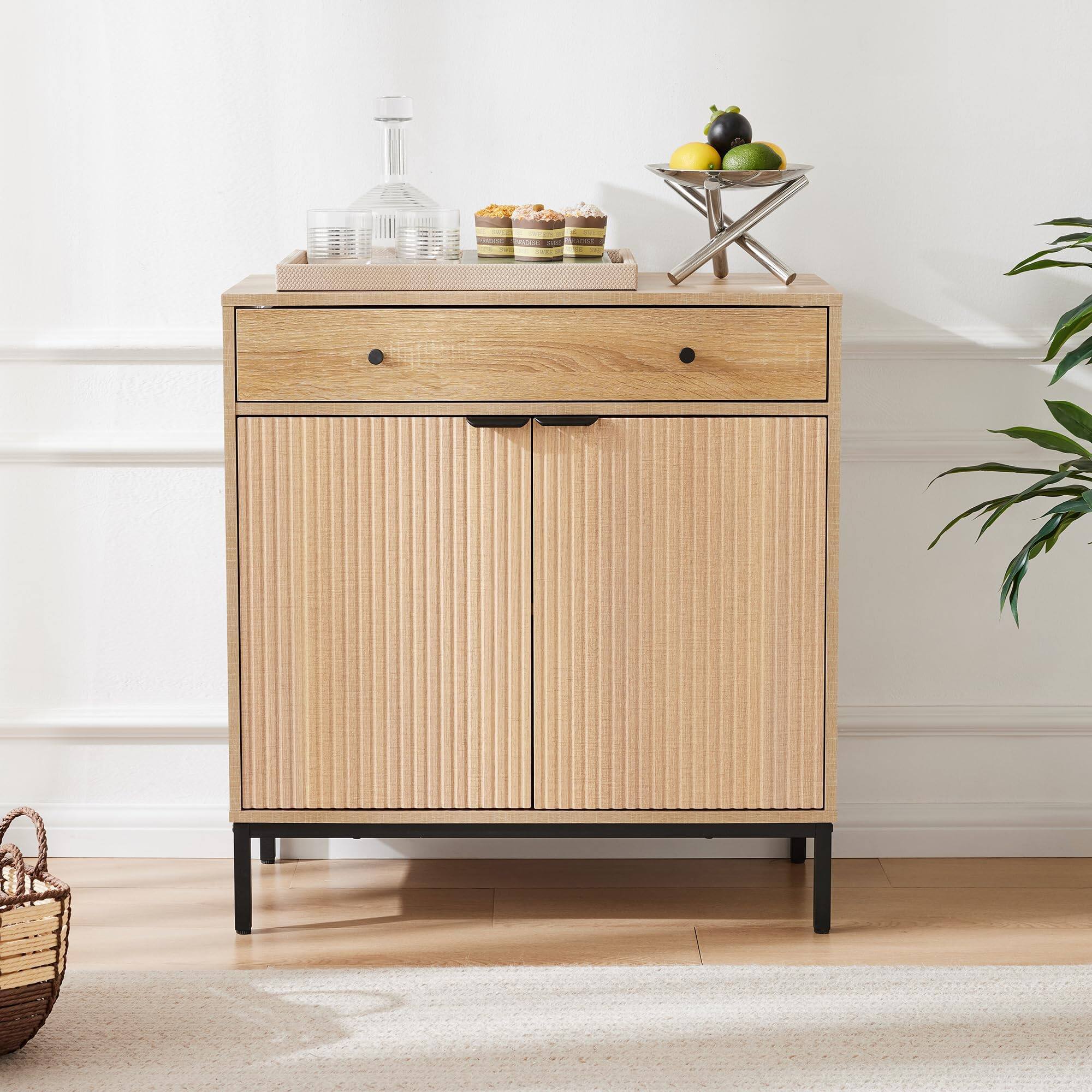 Natural Fluted 2 Door