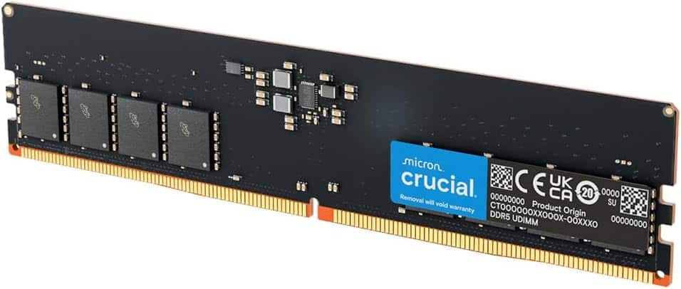 Crucial DDR5-4800 8GB CT8G48C40U5 メモリ Crucial CT8G48C40U5 RAM 8GB DDR5 4800MHz CL40 Desktop Memory