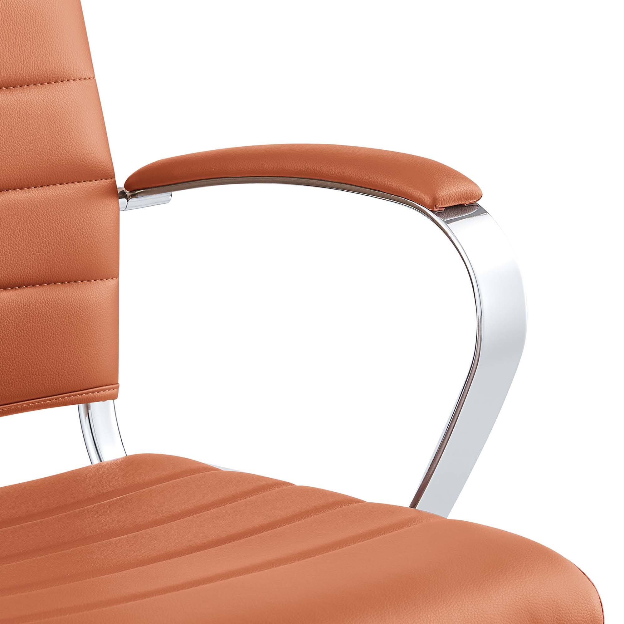 Alt View 4. Modway - Jive Mid Back Office Chair by Modway - Brown.