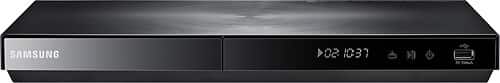 Front Standard. Samsung - Geek Squad Certified Refurbished Smart 3D Wi-Fi Built-In Blu-ray Player.