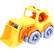 Green Toys - Pala Meccanica Cantiere | Camion Giocattolo Riciclato | Arancione E Giallo | 2+ Anni | Sicuro E Lavabile