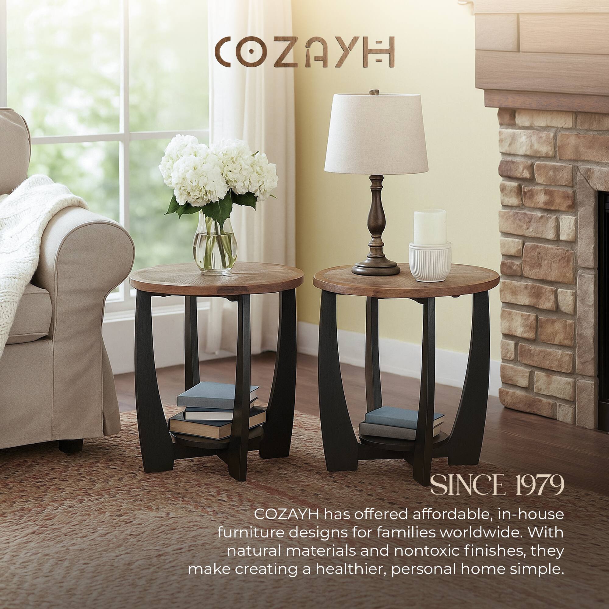 COZAYH SINCE 1979

COZAYH has offered affordable, in-house furniture designs for families worldwide. With natural materials and nontoxic finishes, they make creating a healthier, personal home simple.