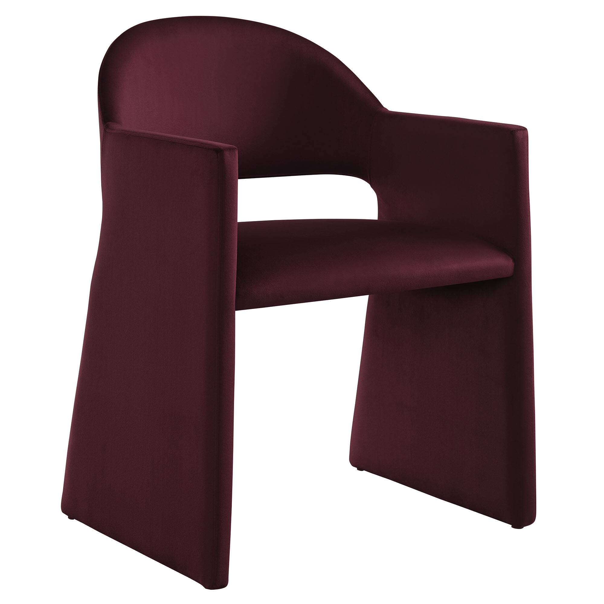 Angle. Modway - Talia Dining Armchair - Mulberry.
