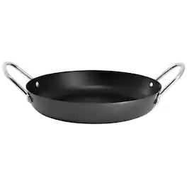 Oster - Smithfire 11 Inch Nonstick Carbon Steel Paella Pan in Dark - Gray