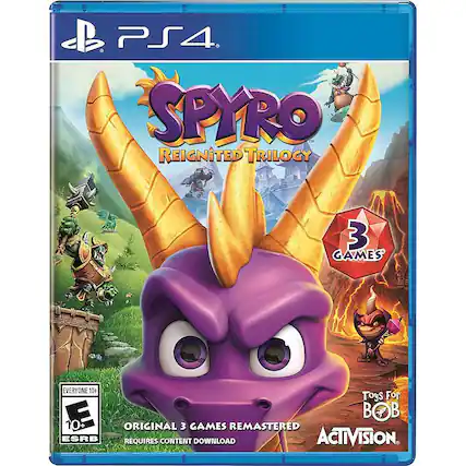 Front. Activision - Spyro Reignited Trilogy. - E10+ (Everyone 10+)
