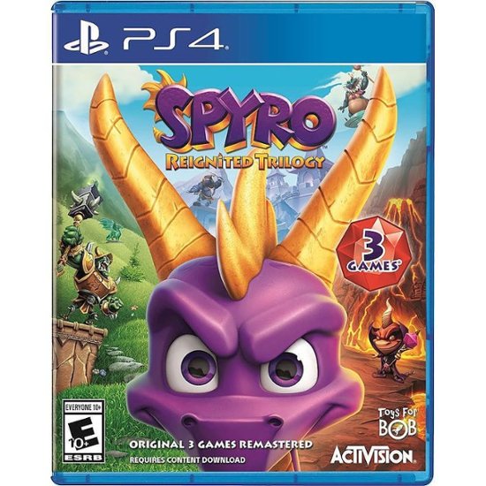 Front Zoom. Spyro Reignited Trilogy - PlayStation 4, PlayStation 5.