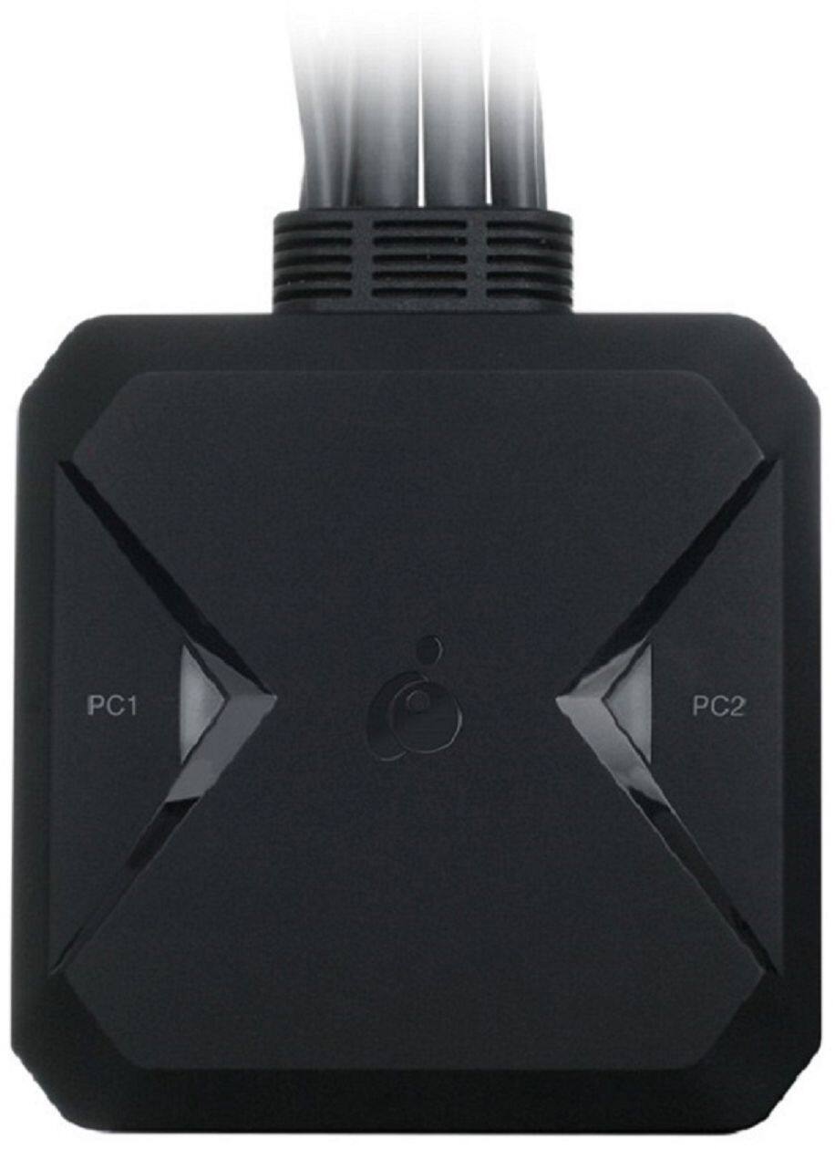 Alt View 17. IOGEAR - 2-Port USB DisplayPort Cable KVM Switch - Black.