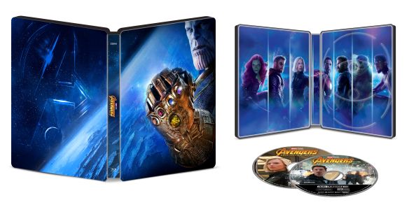  Avengers: Infinity War [SteelBook] [Digital Copy] [4K Ultra HD Blu-ray/Blu-ray] [Only @ Best Buy] [2018]