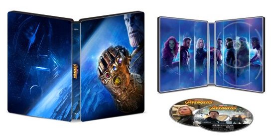 Avengers: Infinity War [SteelBook] [Digital Copy] [4K Ultra HD Blu-ray/Blu-ray] [Only @ Best Buy] [2018] - Front_Standard