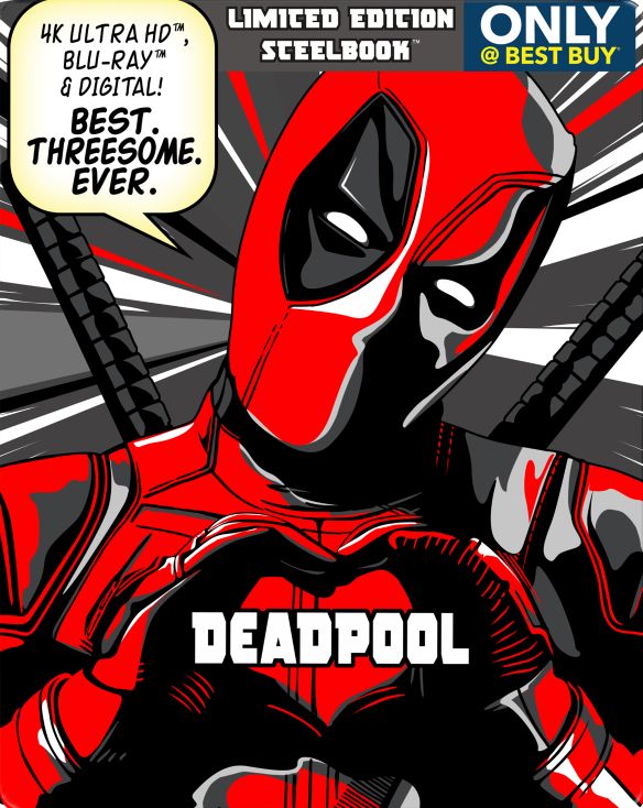  Deadpool [SteelBook] [2 Year Anniversary Edition] [4K Ultra HD Blu-ray] [Only @ Best Buy] [2016]
