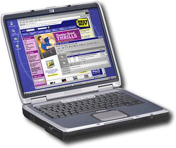 Angle Standard. Hewlett-Packard - Pavilion 2.8GHz Notebook.