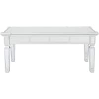 Noble House - Cedarville Mirrored Coffee Table - Clear - Front_Zoom