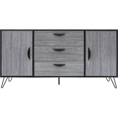 Noble House - Lyndon Cabinet - Sonoma Gray Oak