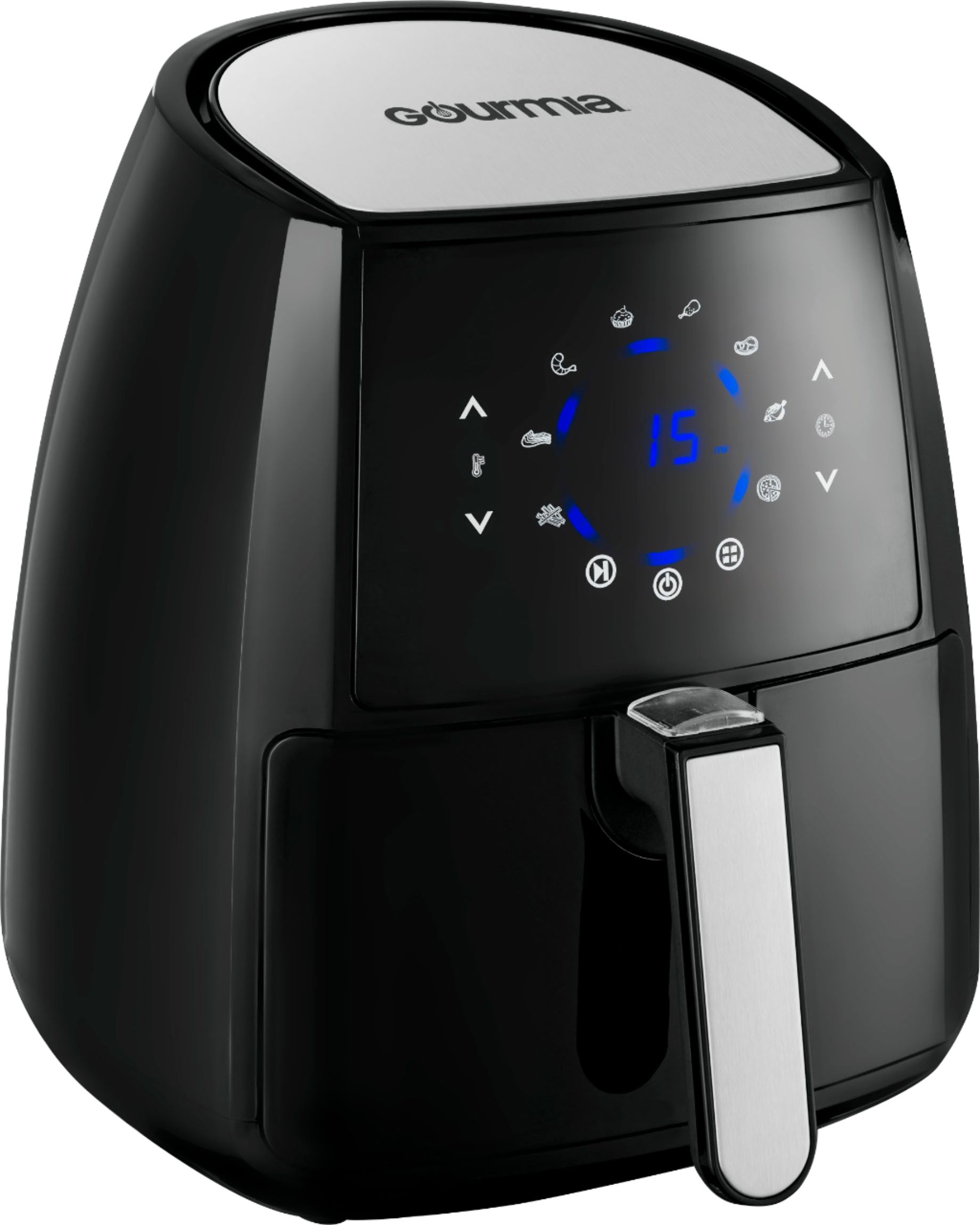 Gourmia GAF520 Electric Air Fryer with 4 Preset Functions, LED