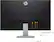Back. HP - 27q 27" LED QHD Monitor (DisplayPort, HDMI, DVI) - Pike Silver.