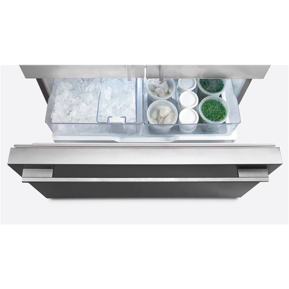 Alt View 15. Fisher & Paykel - 16.9 Cu. Ft. French Door Refrigerator - Stainless Steel.