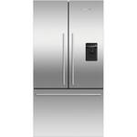 Fisher & Paykel - 20.1 Cu. Ft. French Door Refrigerator - Ezkleen Stainless Steel - Front_Standard