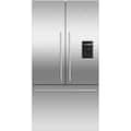 Fisher & Paykel - 36 in. Wide 20.1 Cu. Ft. French Door Refrigerator - Stainless Steel
