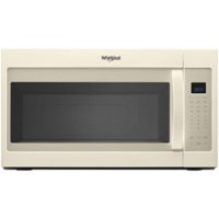 Whirlpool - 1.9 Cu. Ft. Over-the-Range Microwave - Biscuit - Front_Zoom