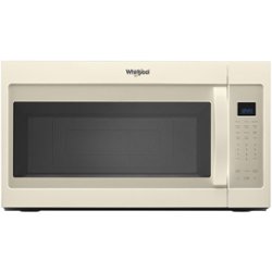 Whirlpool - 1.9 Cu. Ft. Over-the-Range Microwave - Biscuit - Front_Zoom