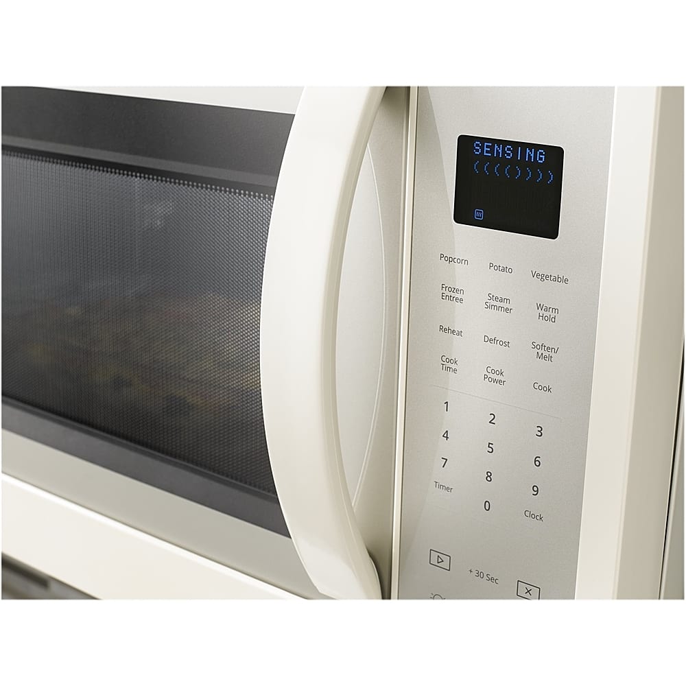 Alt View 14. Whirlpool - 1.9 Cu. Ft. Over-the-Range Microwave - Biscuit.