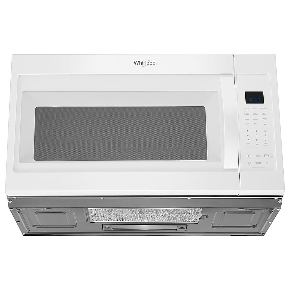 Alt View 12. Whirlpool - 1.9 Cu. Ft. Over-the-Range Microwave with Sensor Cooking - White.