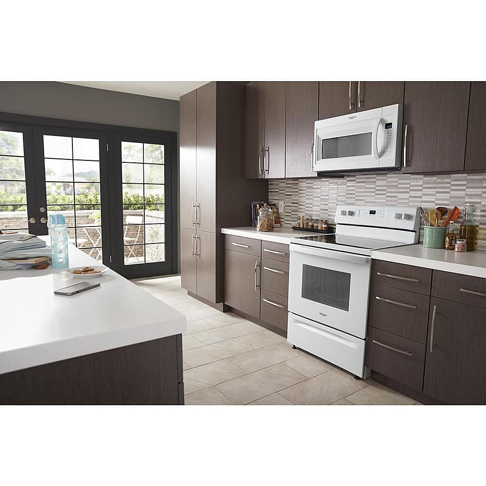 Alt View 17. Whirlpool - 1.9 Cu. Ft. Over-the-Range Microwave with Sensor Cooking - White.