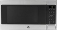 GE - 1.6 Cu. Ft. Microwave with Sensor Cooking - Stainless Steel - Front_Zoom