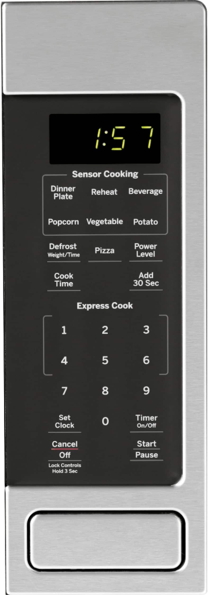 Alt View 1. GE - 1.6 Cu. Ft. Microwave with Sensor Cooking - Stainless steel.