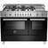 Front. Bertazzoni - Freestanding Double Oven Gas Convection Range - Black.