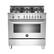 Front. Bertazzoni - 4.4 Cu. Ft. Freestanding Gas Convection Range - Stainless Steel.