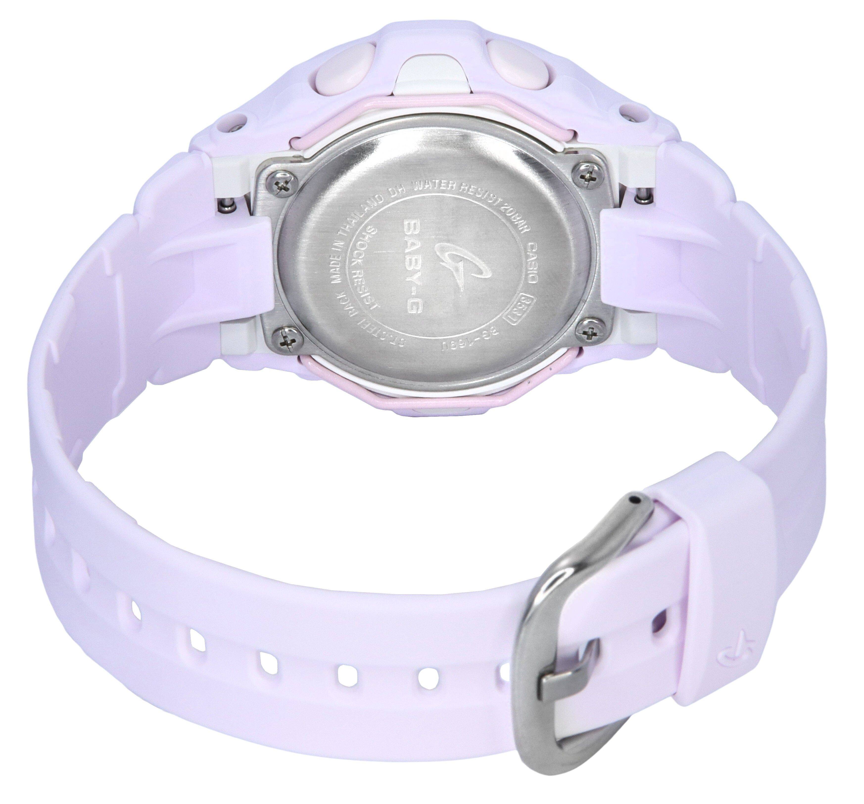 BABY-G CASIO  
WATER RESIST 20BAR  
MADE IN THAILAND DH WAT  
THAI MADE  
RESIST 3531 STG.TEEI  
REDE 2