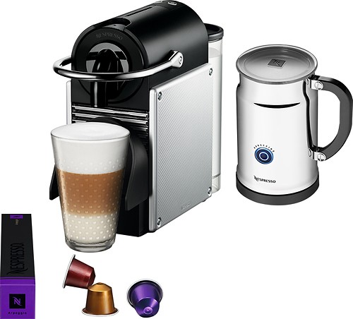 asesinato Alienación Email Best Buy: Nespresso Pixie Espresso Maker/Coffeemaker Aluminum A+D60-US-AL-NE