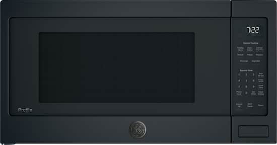 Ge Profile 2 2 Cu Ft Microwave Black Slate Pes7227fmds Best Buy