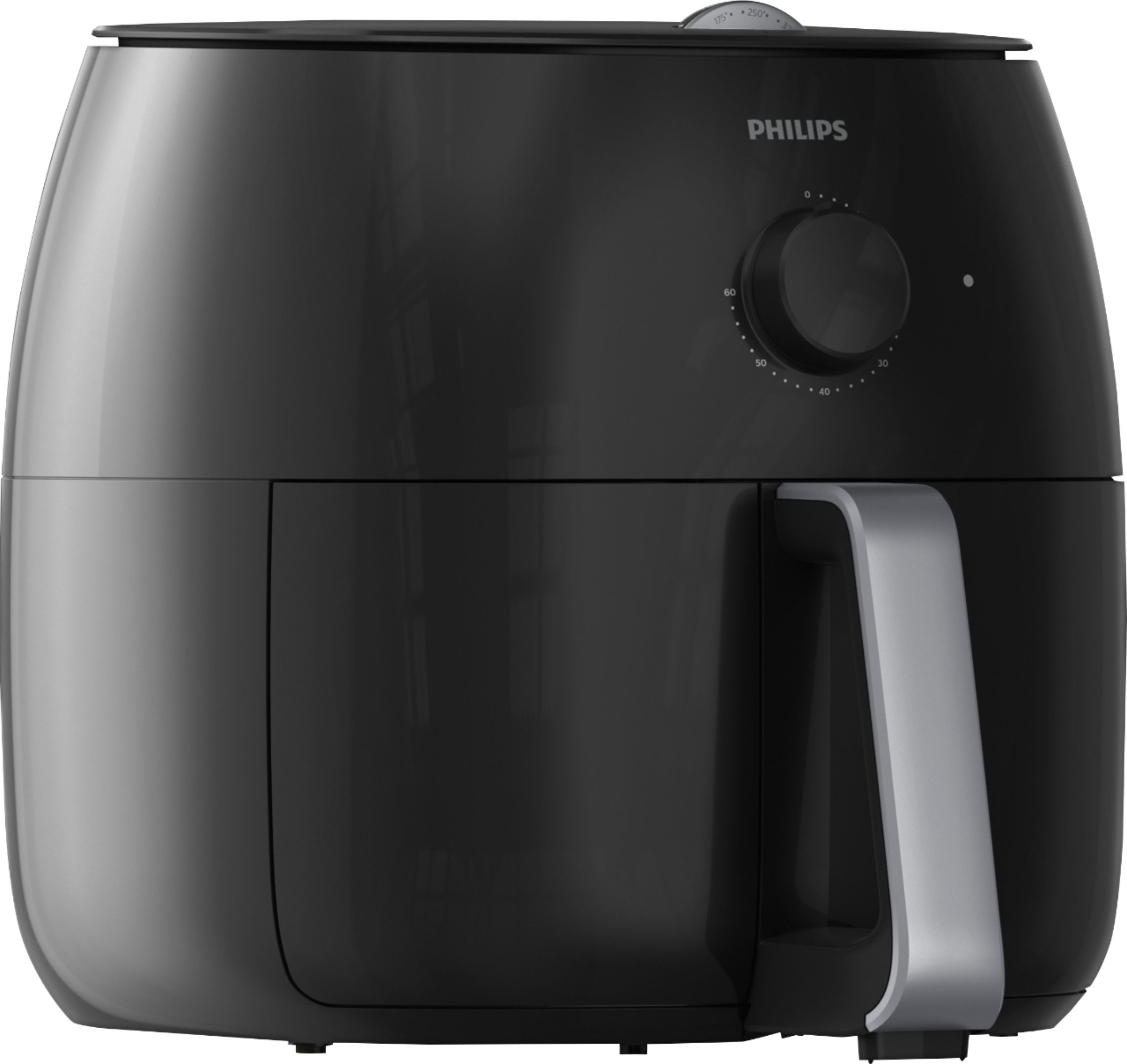 Philips Avance Collection Airfryer XXL, Twin TurboStar with Fat Removal Technology- Fry healthy with up to 90% less fat – Black