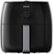 Angle Zoom. Philips - Airfryer XXL, Twin TurboStar, Avance Collection- Black - Black.