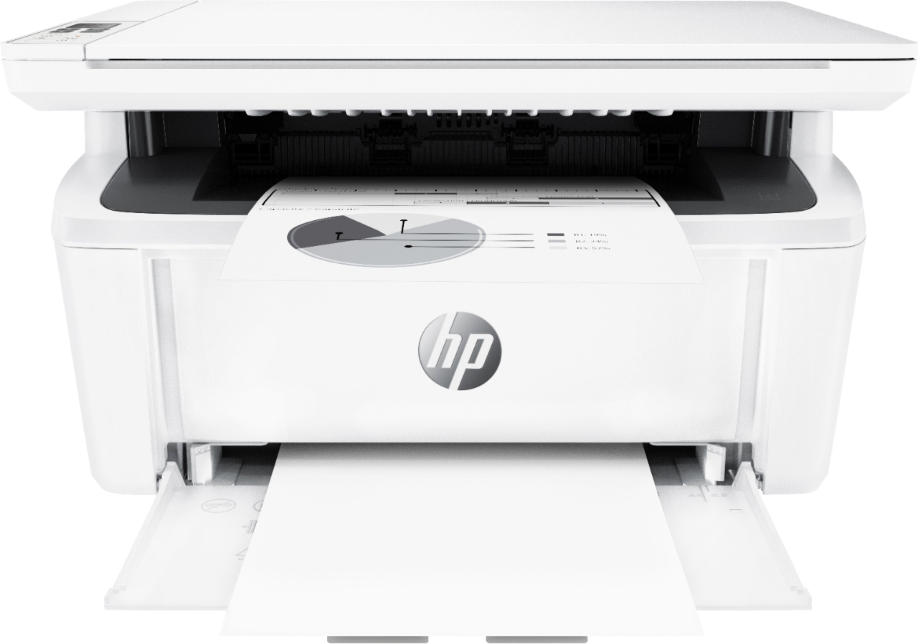 HP – LaserJet Pro MFP M29W Wireless Black-and All-In-One Laser Printer – White