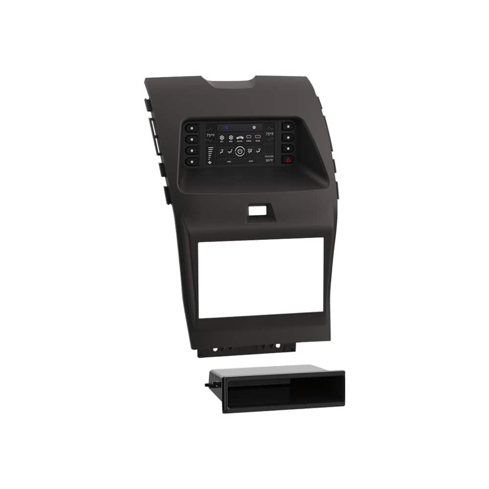 Front. Metra - Dash Kit for Select 2015-2020 Ford Edge DIN DDIN - Black.