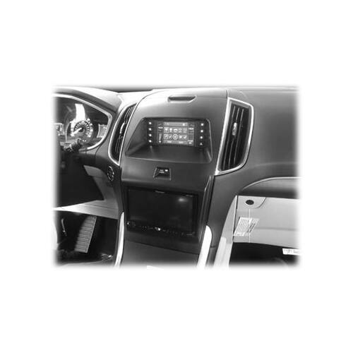 Alt View 11. Metra - Dash Kit for Select 2015-2020 Ford Edge DIN DDIN - Black.