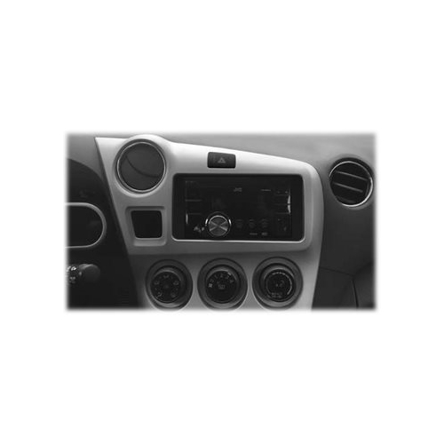 Left View: Metra - Dash Kit for Select 2015 Toyota Prius C Vehicles - Matte black