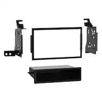 Metra - Dash Kit for Select 2005-2015 Nissan and 2009 Suzuki Equator DIN DDIN - Black - Front_Zoom