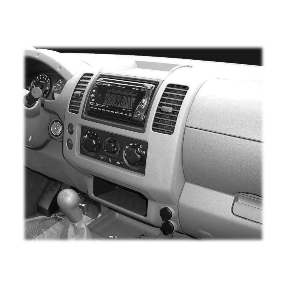 Alt View 11. Metra - Dash Kit for Select 2005-2015 Nissan and 2009 Suzuki Equator DIN DDIN - Black.